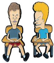 BEAVIS AND BUTTHEAD IN CLASS PINSET