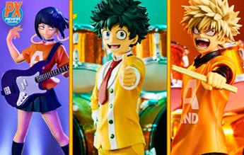 The My Hero Academia Kids Get the Band Together for New PX School Festival Figures