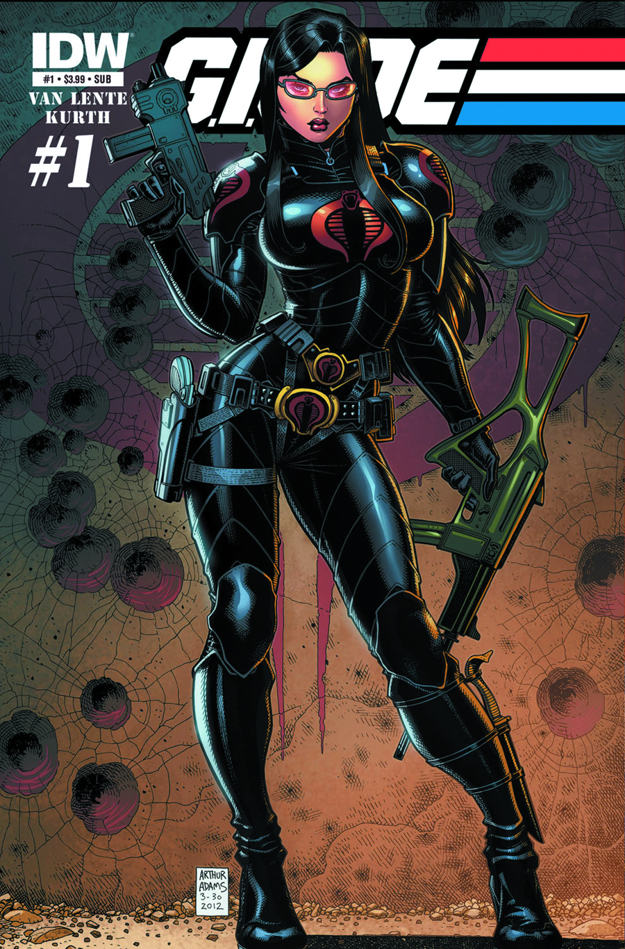 DEC120413 - GI JOE #1 SUBSCRIPTION VAR - Previews World