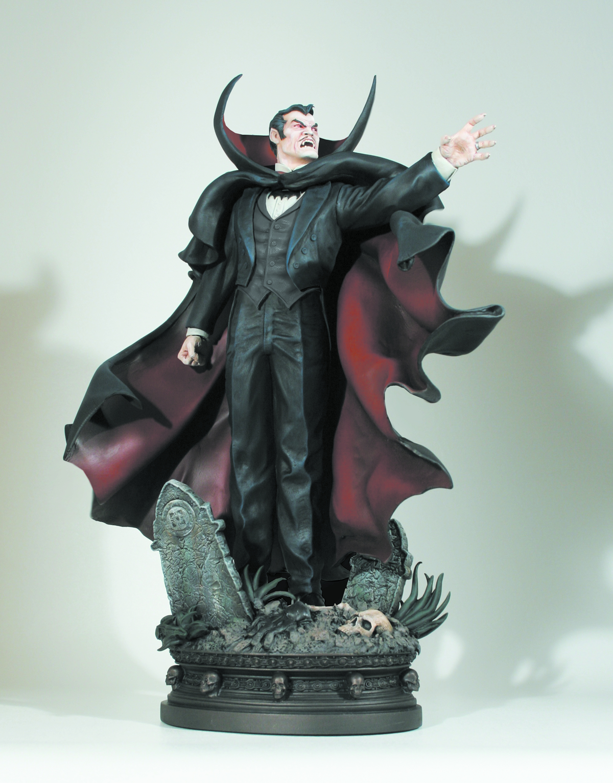 tomb of dracula statue