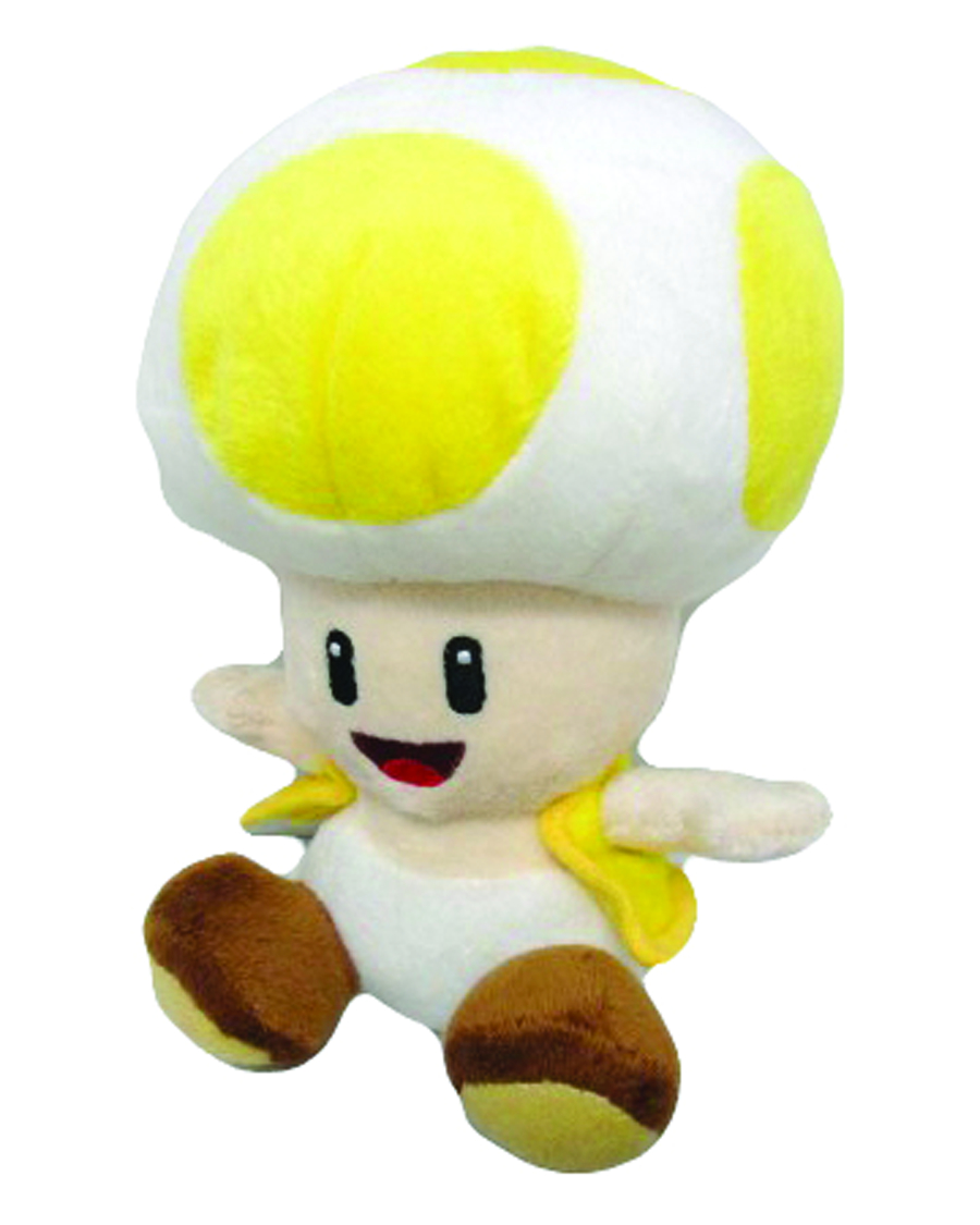 OCT131967 - SUPER MARIO BROS YELLOW TOAD 7IN PLUSH - Previews World