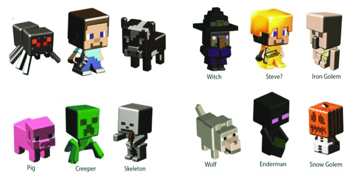 minecraft mini figure pack