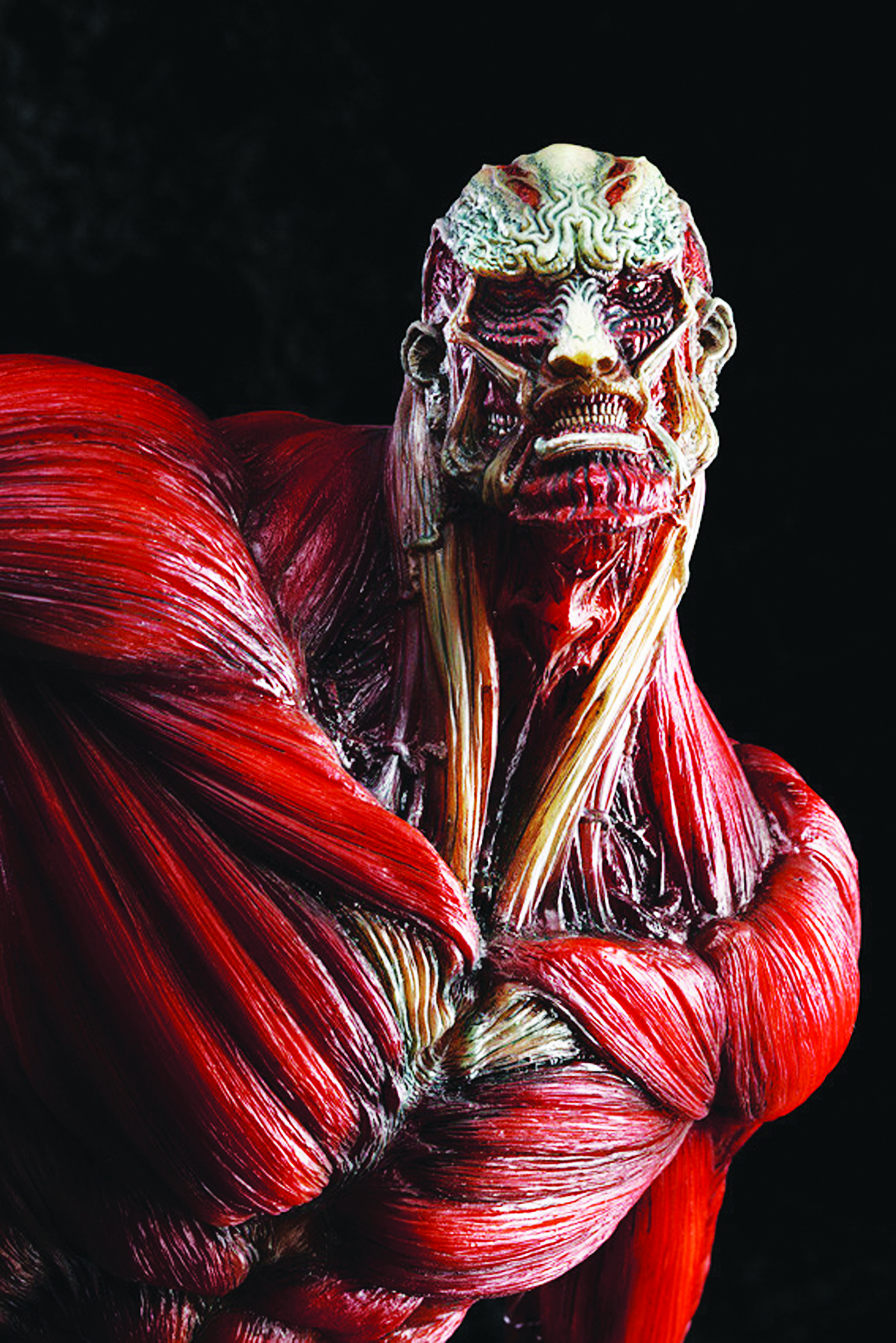 attack on titan bronze statue