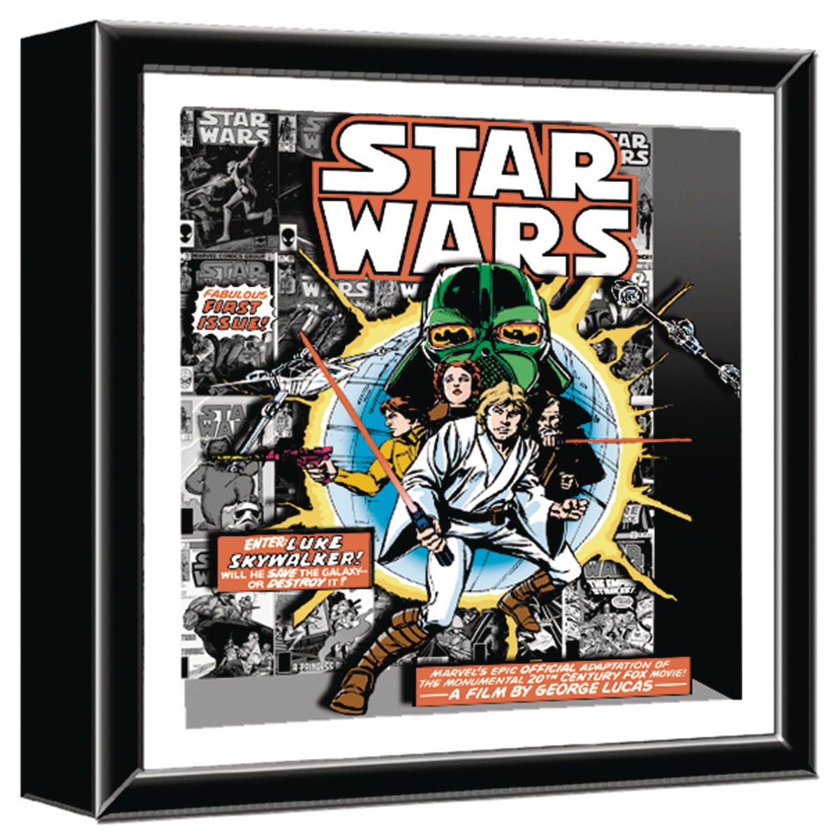 JAN168373 - STAR WARS SHADOW BOX FIRST ISSUE COMIC - Previews World