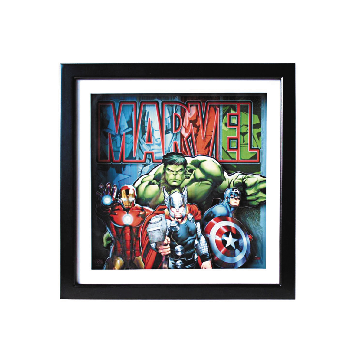Marvel Heroes Shadow Box Avengers