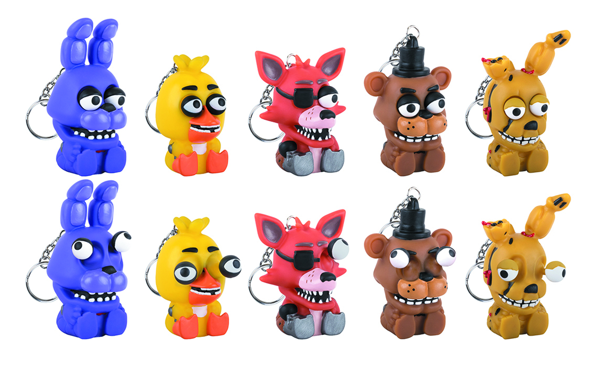 five nights at freddy's plush keychain