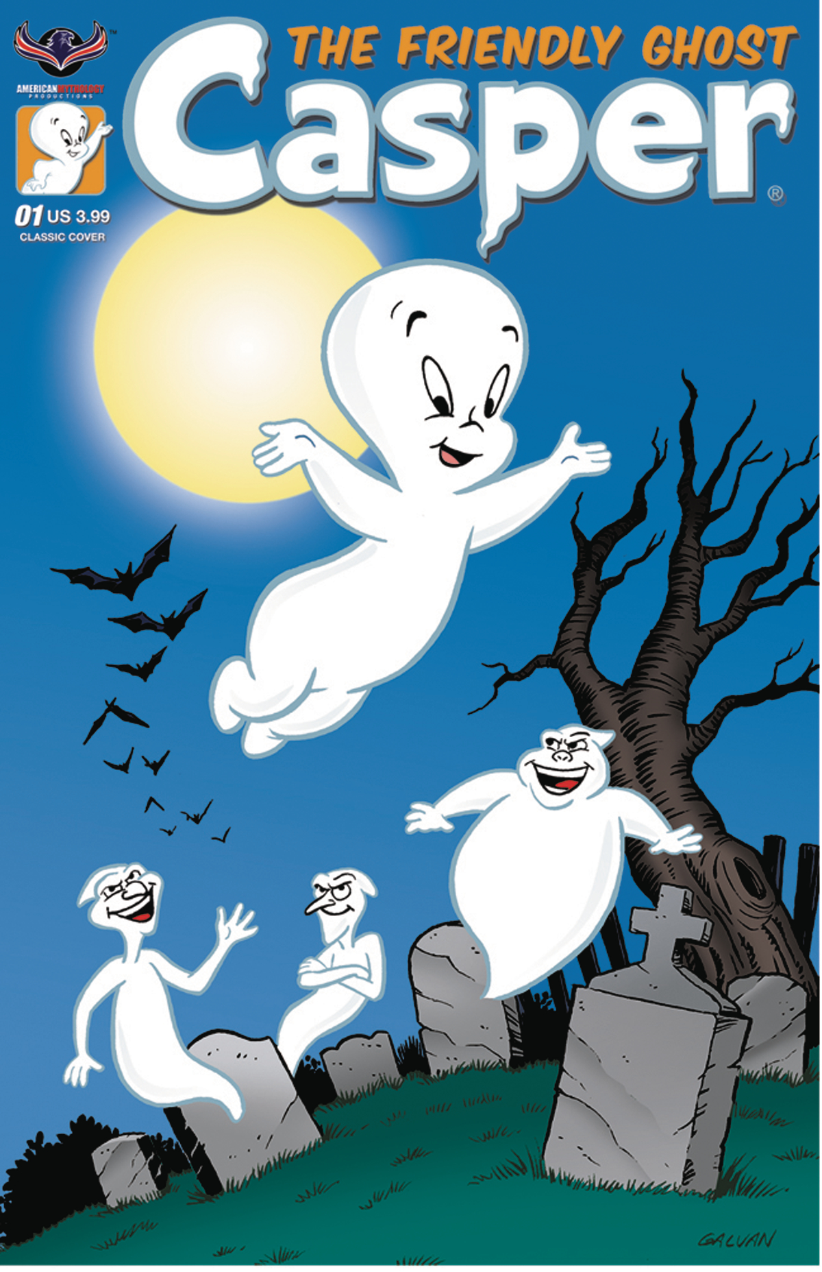 MAR171277 CASPER THE FRIENDLY GHOST 1 CLASSIC GALVAN CVR Previews