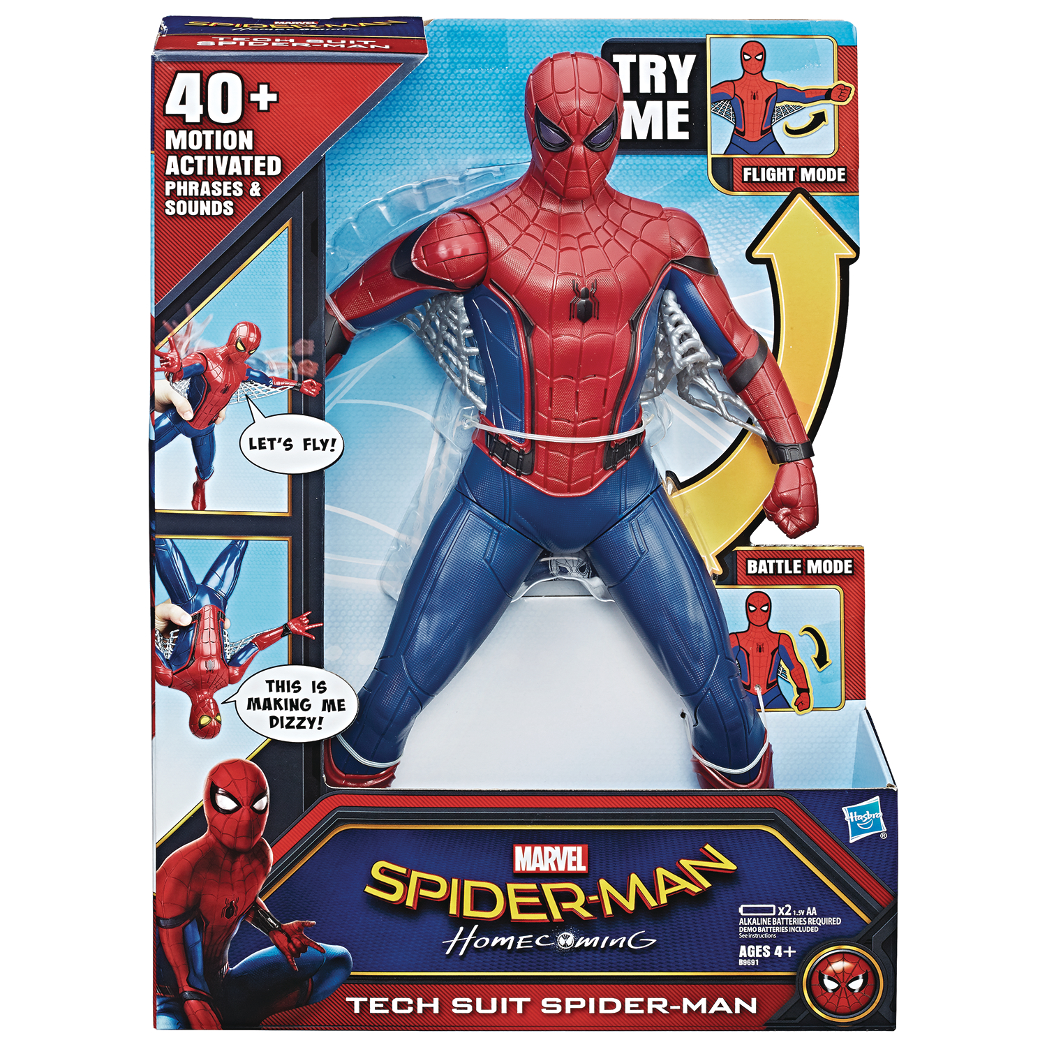 FEB178727 - SPIDER-MAN HOMECOMING TECH SUIT SPIDEY AF CS - Previews World