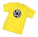 SINESTRO CORPS SYMBOL GOLD T/S MED (O/A)