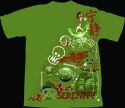 SERENITY ICONS GREEN LG T/S