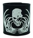 DEATH NOTE SKULL EMBROIDERY LEATHER WRISTBAND