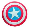 AVENGERS CAPTAIN AMERICA DELUXE 23IN METAL SHIELD (RES)