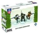 DUST TACTICS CORPS OFFICERS MINIS BOX