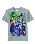 AVENGERS THE STREETS ARE SAFE HEATHER T/S XXL