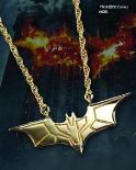 DARK KNIGHT STERLING SILVER GOLD-PLATED PENDANT