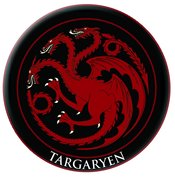 GAME OF THRONES EMBROIDERED PATCH TARGARYEN