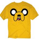 ADVENTURE TIME JAKE FACE YELLOW PX T/S MED
