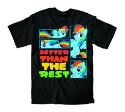 MY LITTLE PONY BETTER THAN THE REST BLK T/S SM