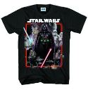 STAR WARS SPACE CREW PX BLK T/S MED