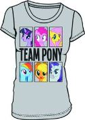 MY LITTLE PONY TEAM PONY PX CEMENT JRS T/S MED
