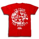 STREET FIGHTER THE STREETS PX RED T/S SM