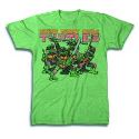TMNT GROUP LOGO PX GREEN T/S SM