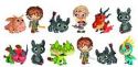 MYSTERY MINIS HOW TO TRAIN YOUR DRAGON 2 MYSTERY MINIS 12PC