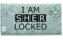 SHERLOCK I AM SHER LOCKED GREY PURSE