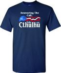VOTE CTHULHU 2016 NAVY T/S MED