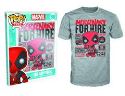 POP TEES MARVEL DEADPOOL FOR HIRE T/S XS