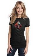 HARLEY QUINN DIAMOND BY CONNER WOMENS T/S SM