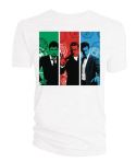 DOCTOR WHO RED GREEN BLUE DOCTORS PX WHT T/S LG