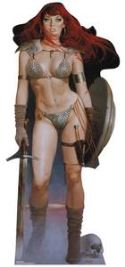 RED SONJA RED DAWN LIFE-SIZE STANDUP
