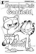 GRUMPY CAT GARFIELD #1 (OF 3) CVR E COLORING BOOK