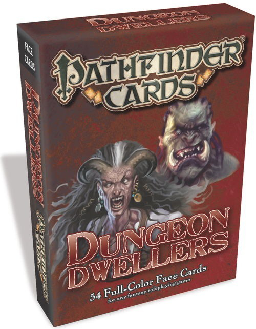 Pathfinder Face Cards: Dungeon Dwellers LLC Paizo Publishing