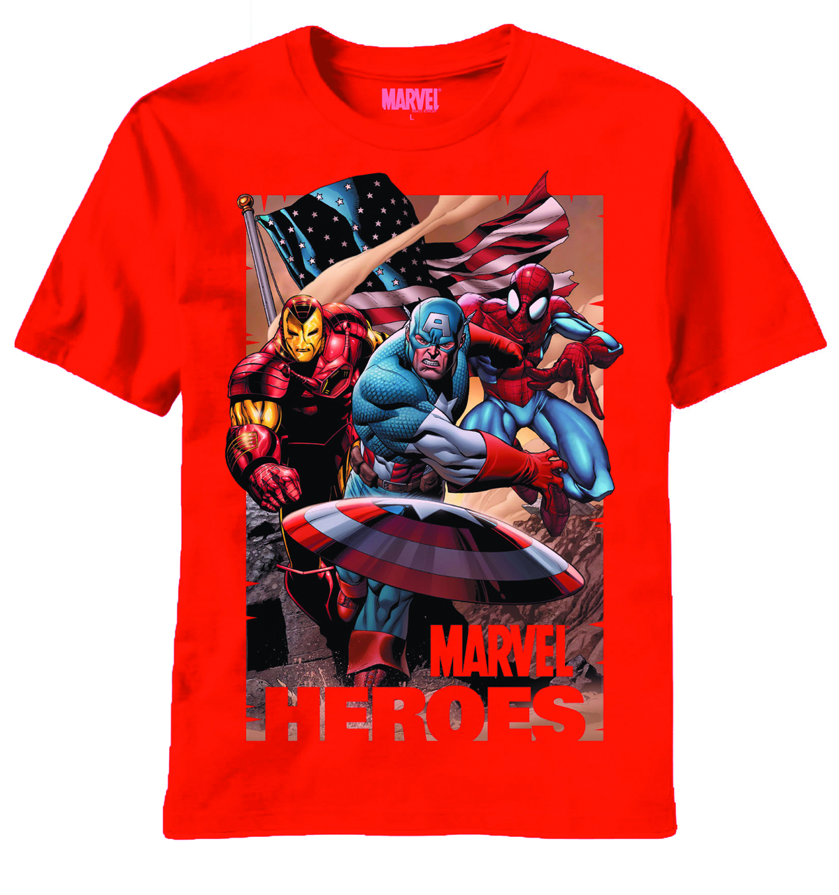 T shirts marvel heroes