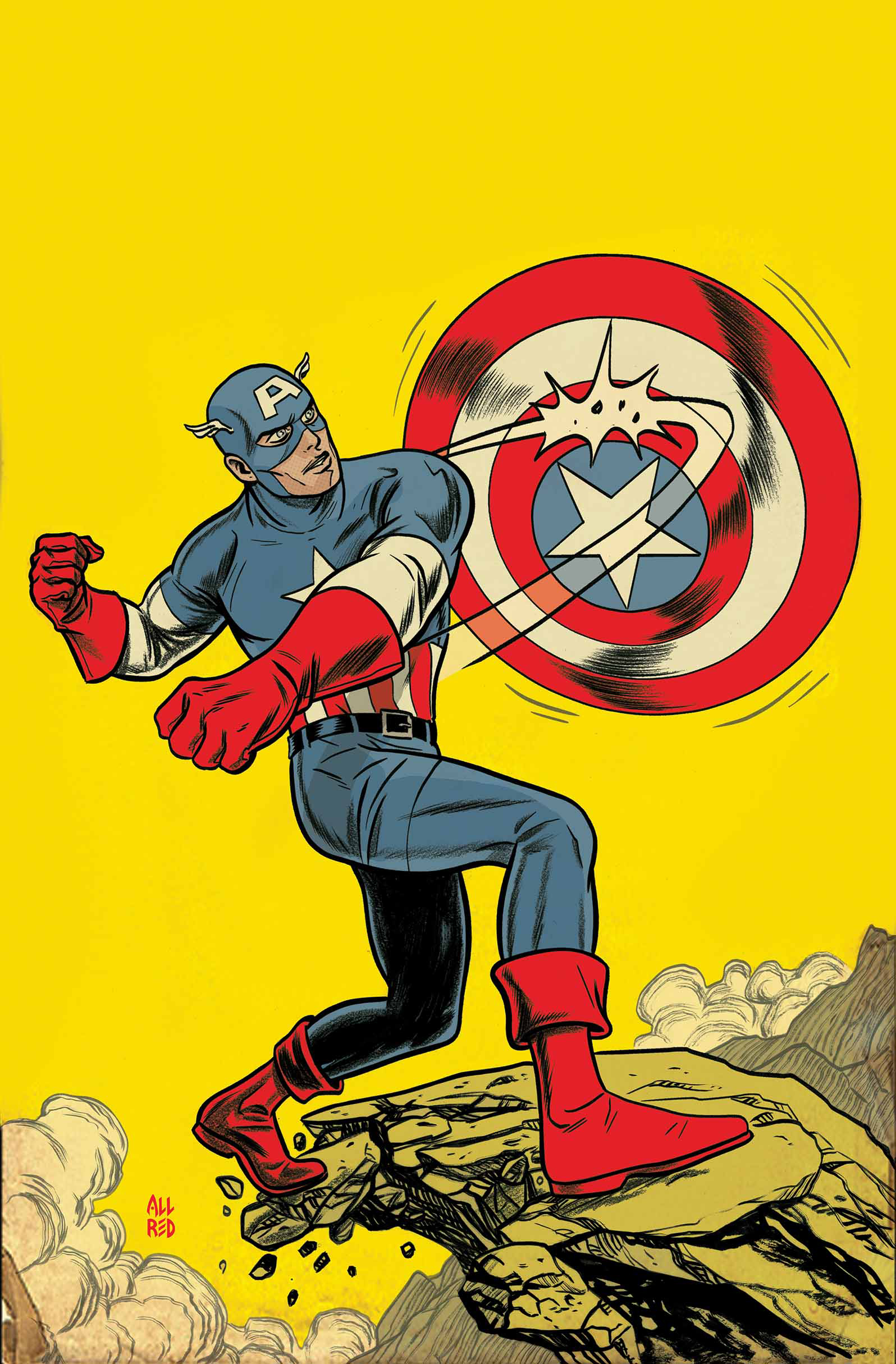 retro captain america