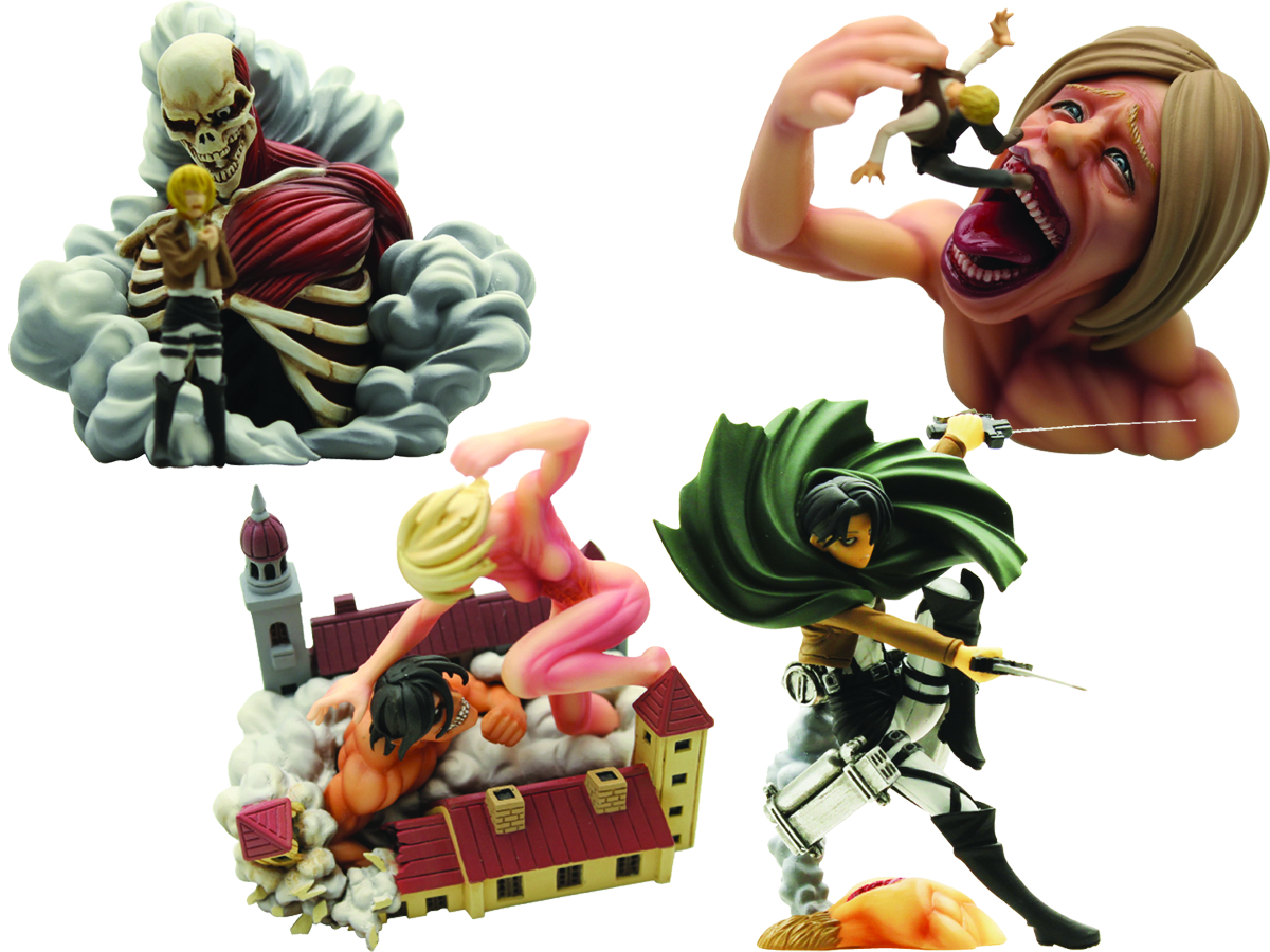attack on titan capsule toys