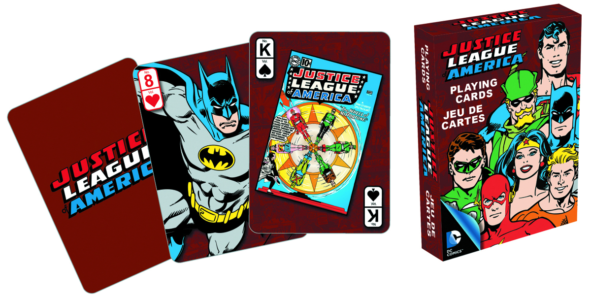 PREVIEWSworld JUSTICE LEAGUE OF AMERICA PLAYING CARDS (C 111)