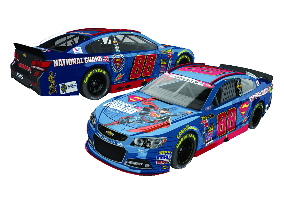 dale earnhardt jr superman car