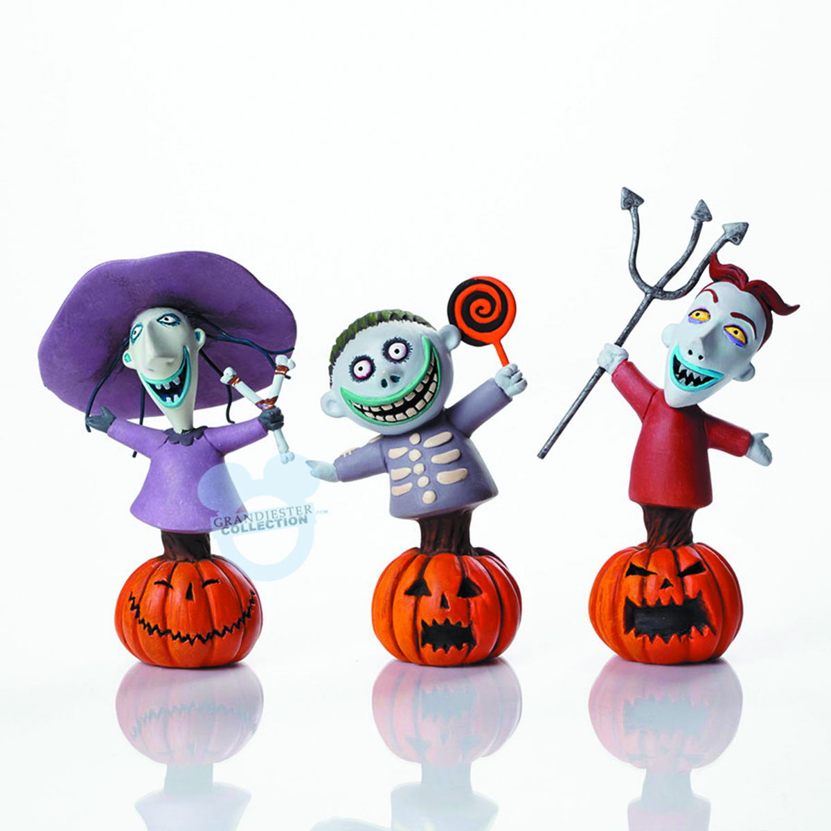 previewsworld grand jester nbx lock shock barrel mini nightmare before christmas series 1