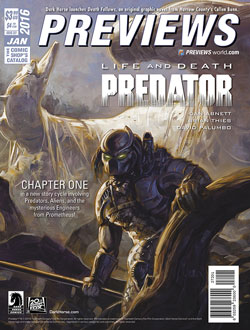 Back Cover -- Dark Horse Comics' Predator Life and Death