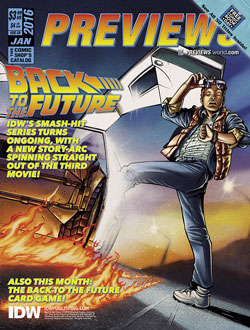 Front Cover --  IDW Publishing's Back to the Future