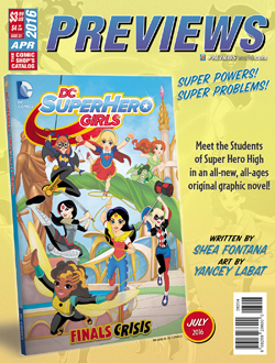 Back Cover -- DC Entertainment's Super Hero Girls: Finals Crisis