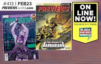 Get Your Digital Copy of the February PREVIEWS!  