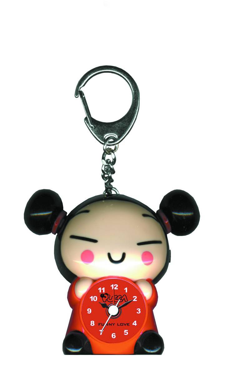 FEB043654 PUCCA KEYCHAIN ALARM CLOCK Previews World