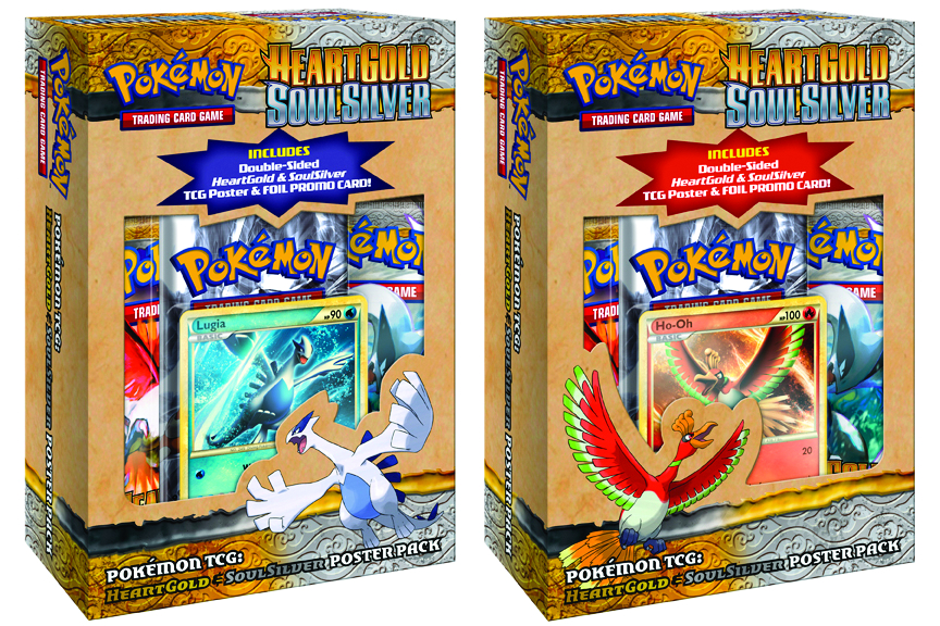 Oct098301 Pokemon Tcg Heartgold Soulsilver Poster Pack Box