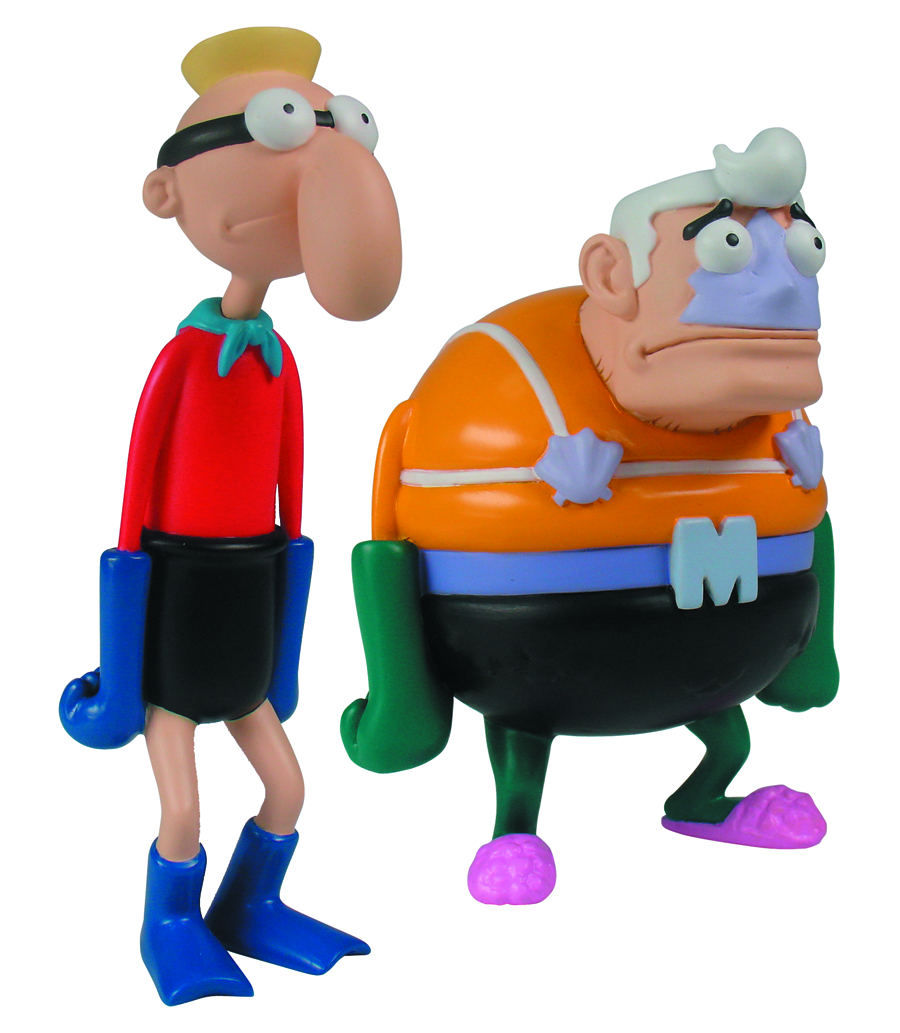 JAN131712 - SPONGEBOB MINI FIGURE WORLD MERMAIDMAN SET - Previews World