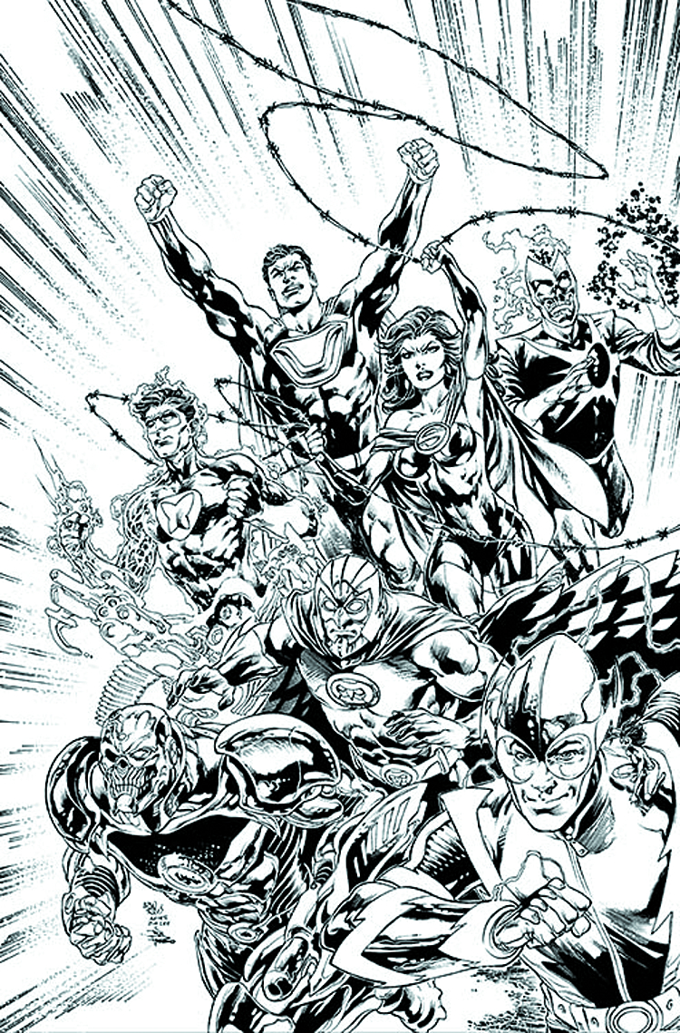 black and white dc comics