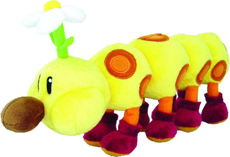 super mario wiggler plush